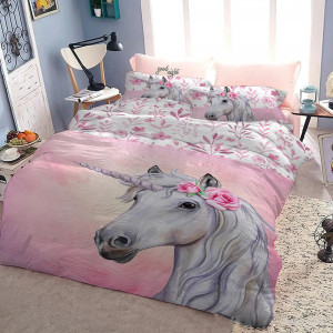 Единично спално бельо Unicorn - Ранфорс Единично спално бельо Unicorn - Ранфорс